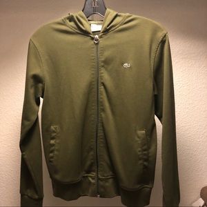 🔥NEGOTIABLE🔥 Green Lacoste Zip Hoodie